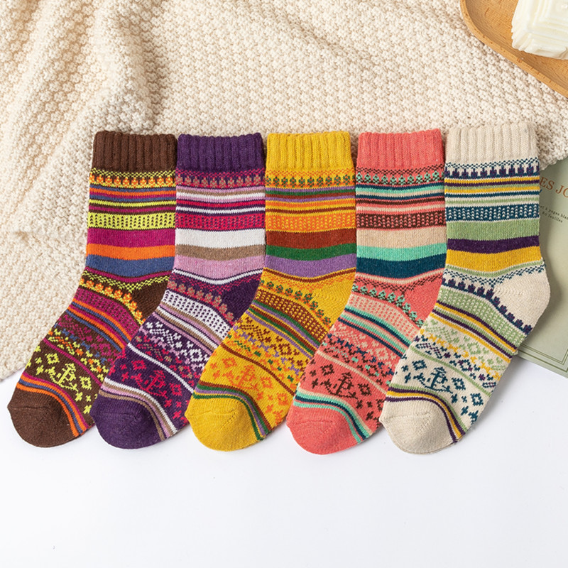 ME STORES Womens/Girls/ladies Woolen Cozy Knitted winter socks warm socks  thermal socks
