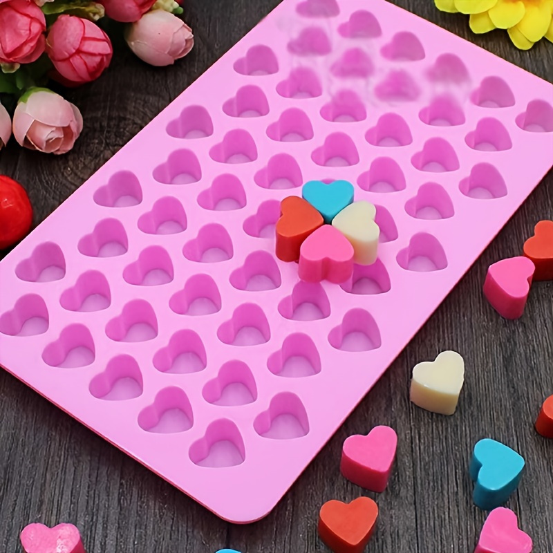 1pc Heart Shaped Silicone Mold Cake Baking Chocolate Mold - Home ...