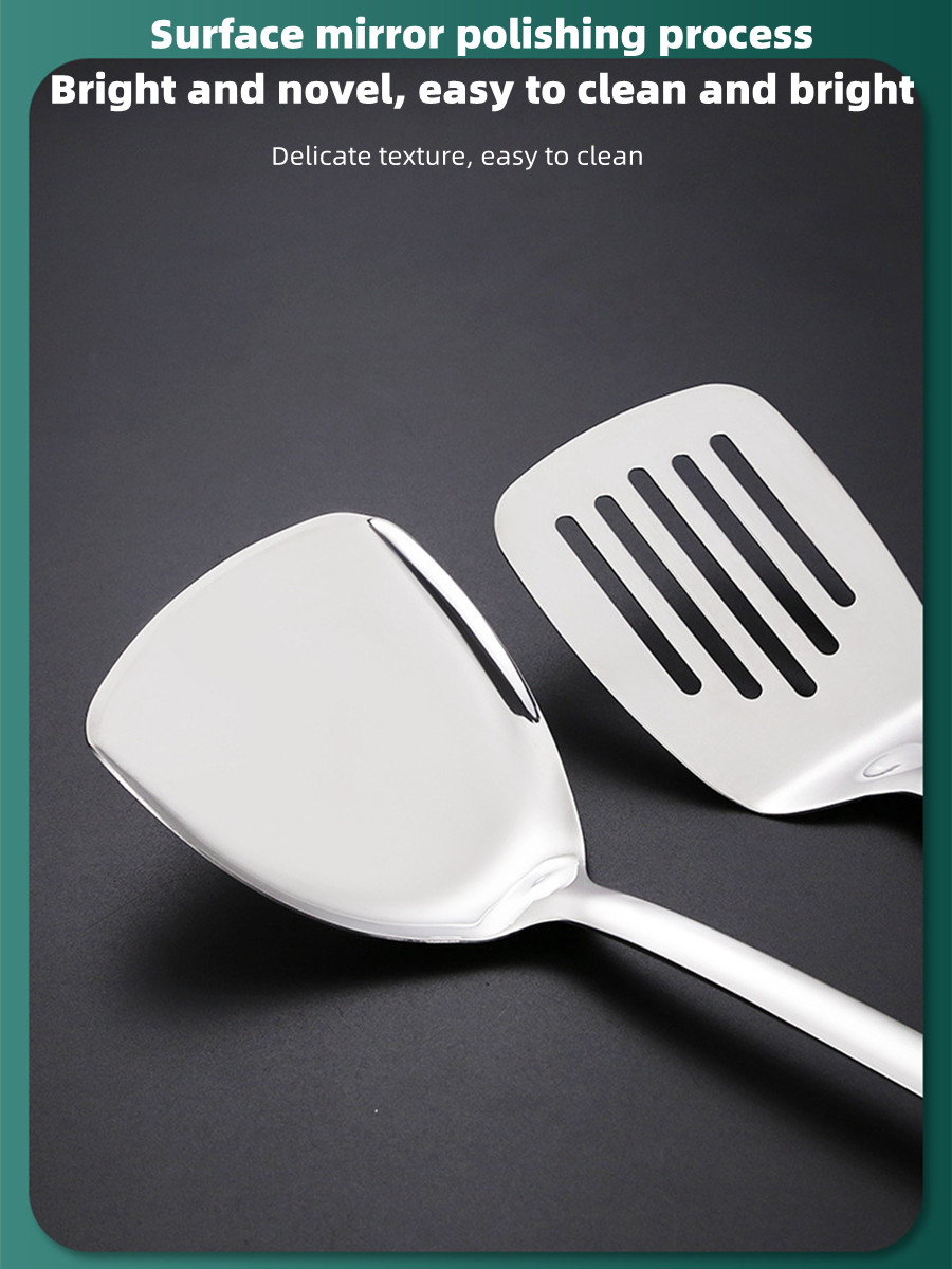 Durable 304 Stainless Steel Spatula Spoon Colander Perfect Temu