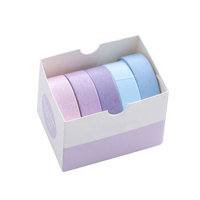 5 rolls thin washi tape set decorative masking tape for journaling diy crafts scrapbooking 10mm 0 4 inch wide 2 meters 2 2 yards long color l