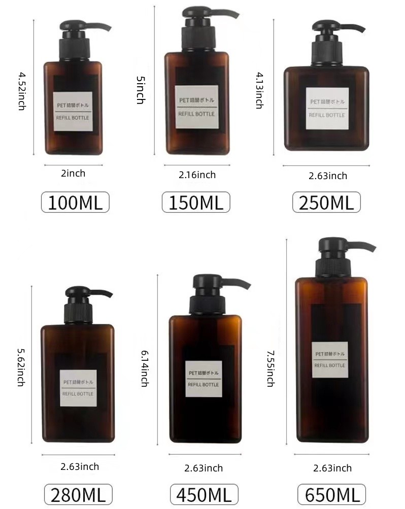 Empty Refillable Shower Dispenser Plastic Soap Dispenser Temu