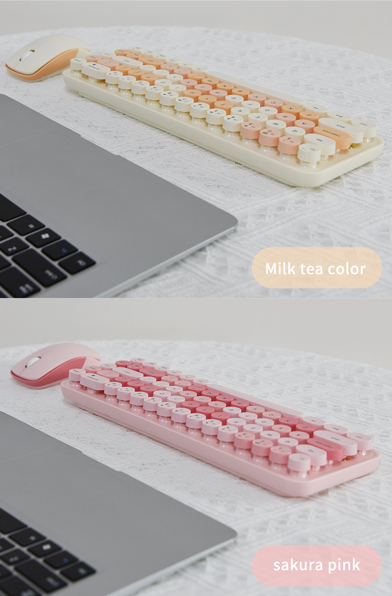 idol wireless membrane keyboard and mouse set details 13