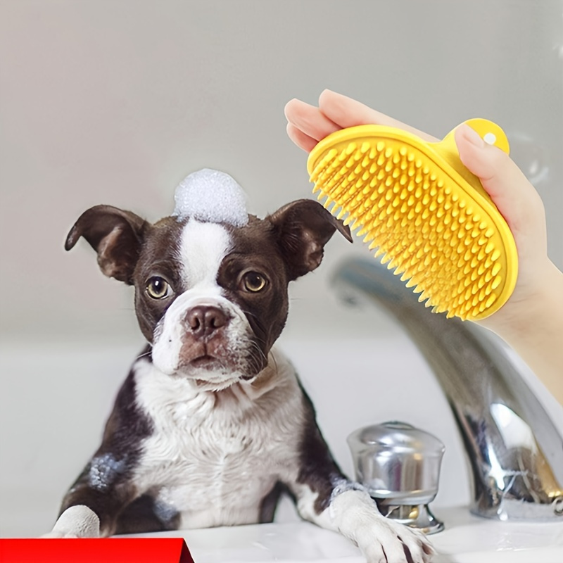 Pet Bath Brush, Cat Massage Brush, Dog Bath Massage Gloves, Pet