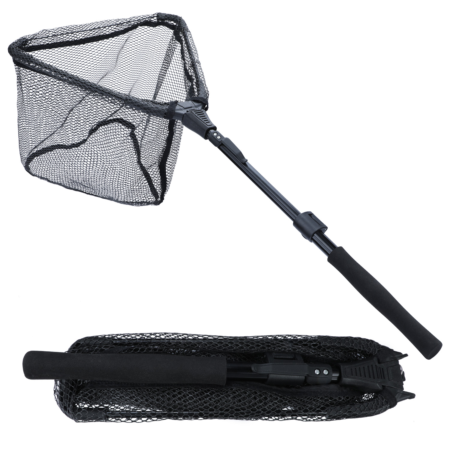 Sougayilang Foldable Fishing Net Telescopic Pole Eva Handle - Temu