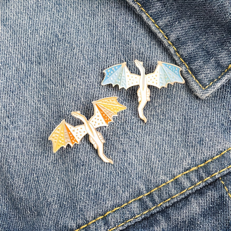 Dragon Knight Enamel Brooch Pin - Creative Cartoon Fashion Jewelry ...