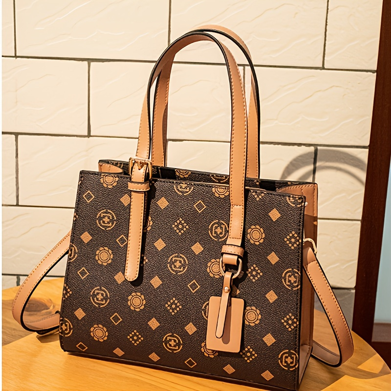 Classic Pattern Handbag Women's Shoulder Bag - Clothing, Shoes ...