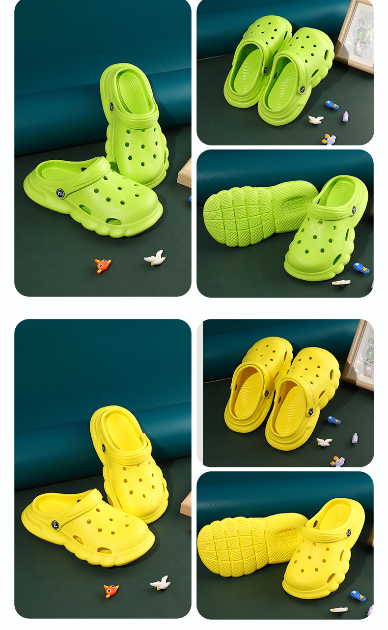 Toddler Kids Clogs Solid Color Soft Sole Anti fat Outer Wear - Temu