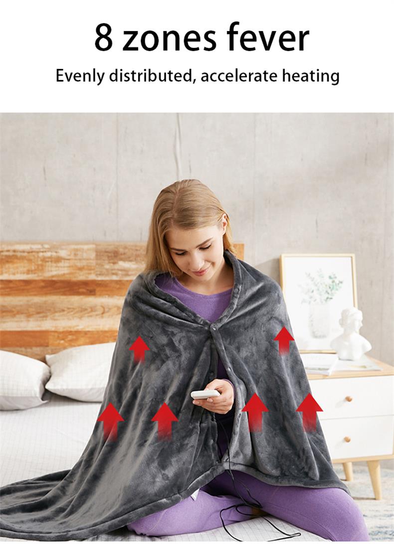 Heating Blanket(without Battery) Shawl Smart Portable Usb Powered Heating  Blanket Rechargeable Wearable Shawl Without Battery Heating Pad (not  Suitable For People With Pacemakers) - Temu