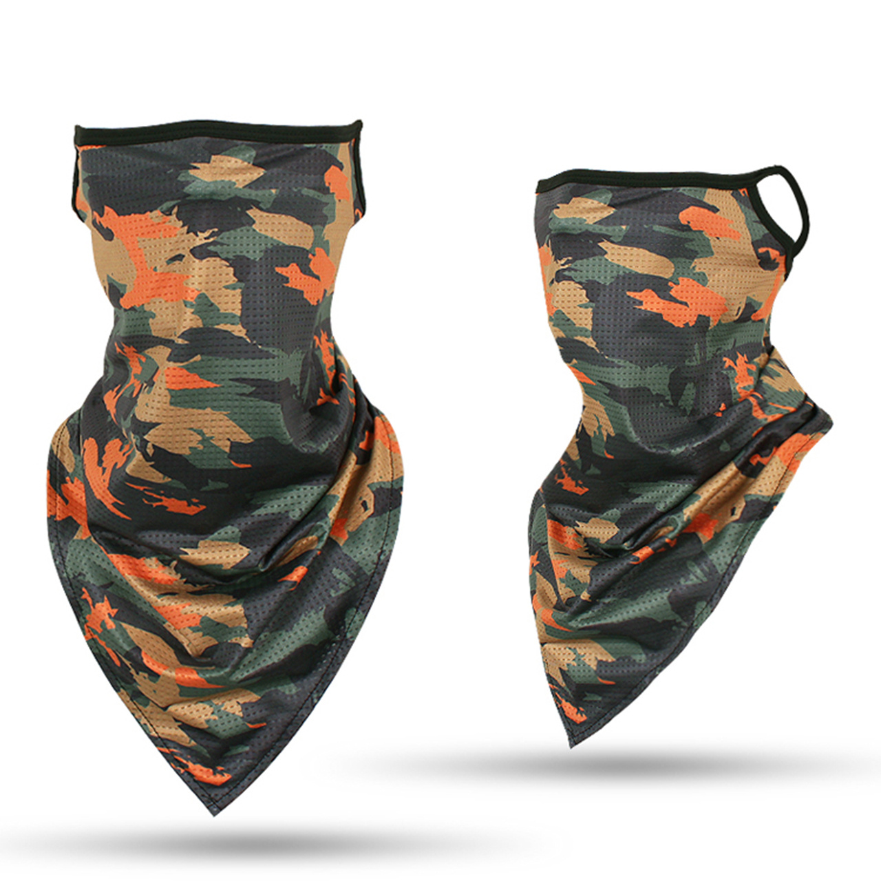 Camo Polyester Seamless Fishing Mask Neck - Temu