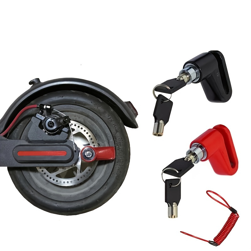 

Heavy Duty Motorcycle Disc Brake Lock With 1.2m Reminder Cable - Secure Your Bike With Ease
