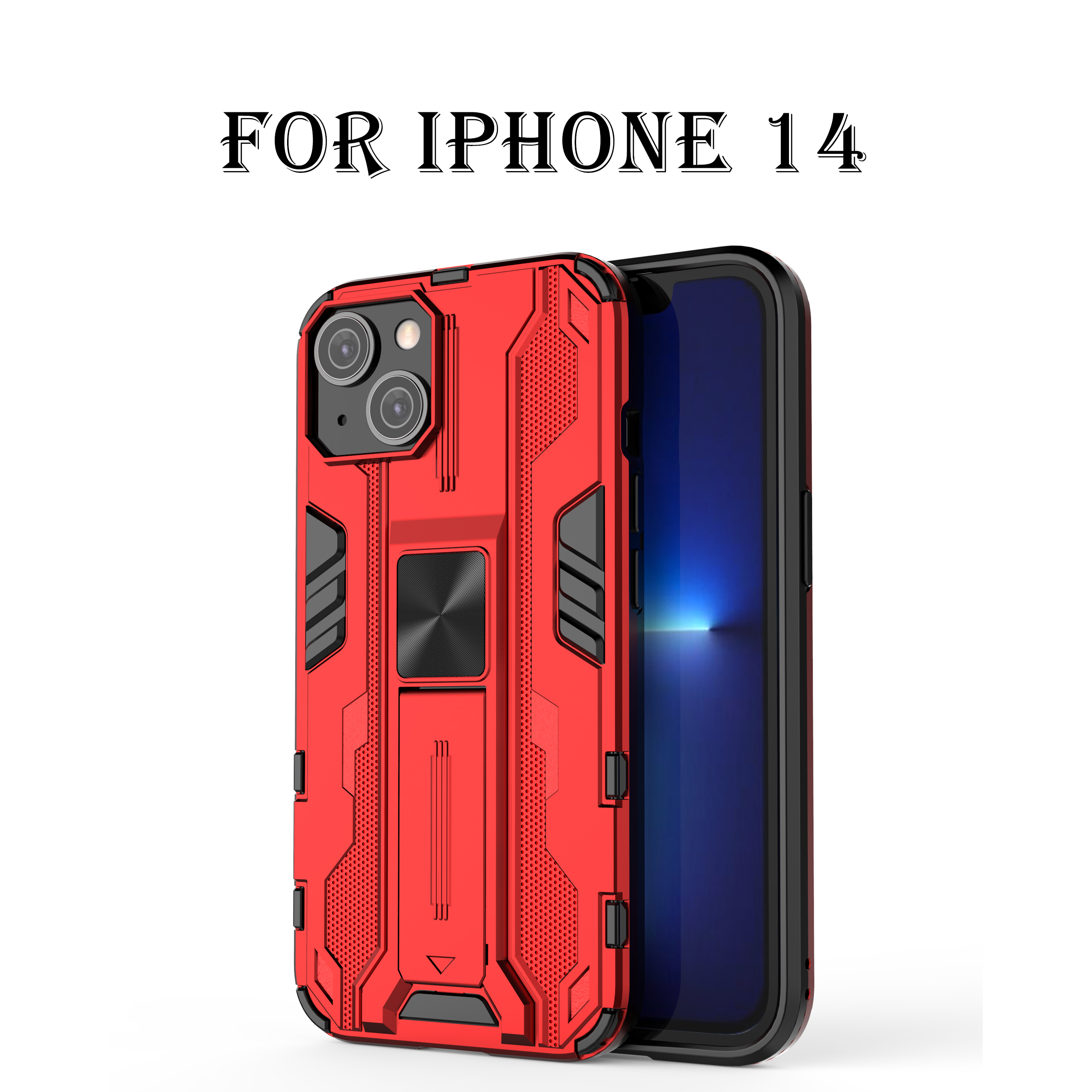 Hard Pc Protective Phone Case Stand Iphone 14/14 Max/14 - Temu