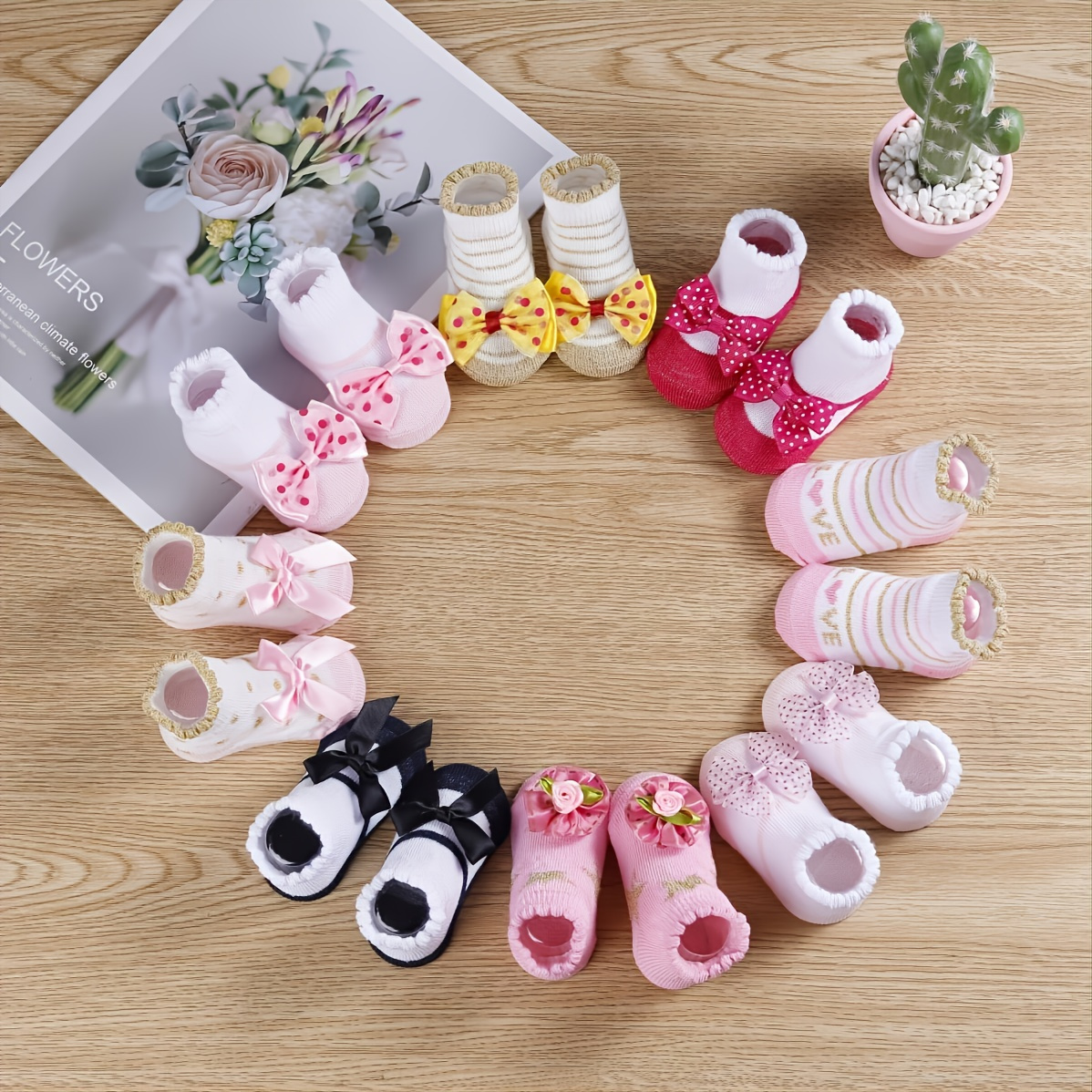 

1 Pair Of Baby's Cotton Blend Fashion Cute Pattern Low-cut Socks, Comfy Breathable Princess Style Thin Socks For Spring And Summer