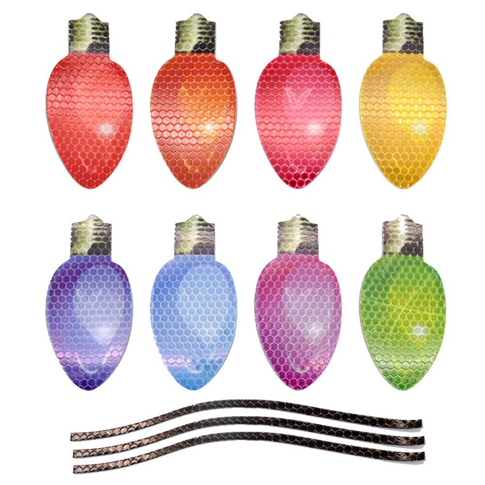 Glow-in-the-Dark Bulb Magnet Decoration Set