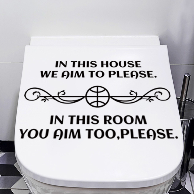 Toilet Stickers Waterproof Self adhesive Stickers Bathroom Temu