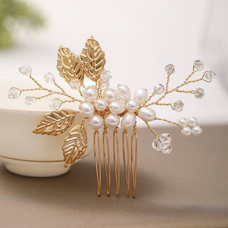 INFOMAG 2 Pcs Pasadores Pelo Mujer Adornos Dorados Pelo Adorno Pelo Boda  Invitada Hojas Doradas Broche Pelo Plata Pasador Para Pelo Dorado Viejo  Vintage Mujer Pasador Pelo Plata y Dorado, Elegantes 