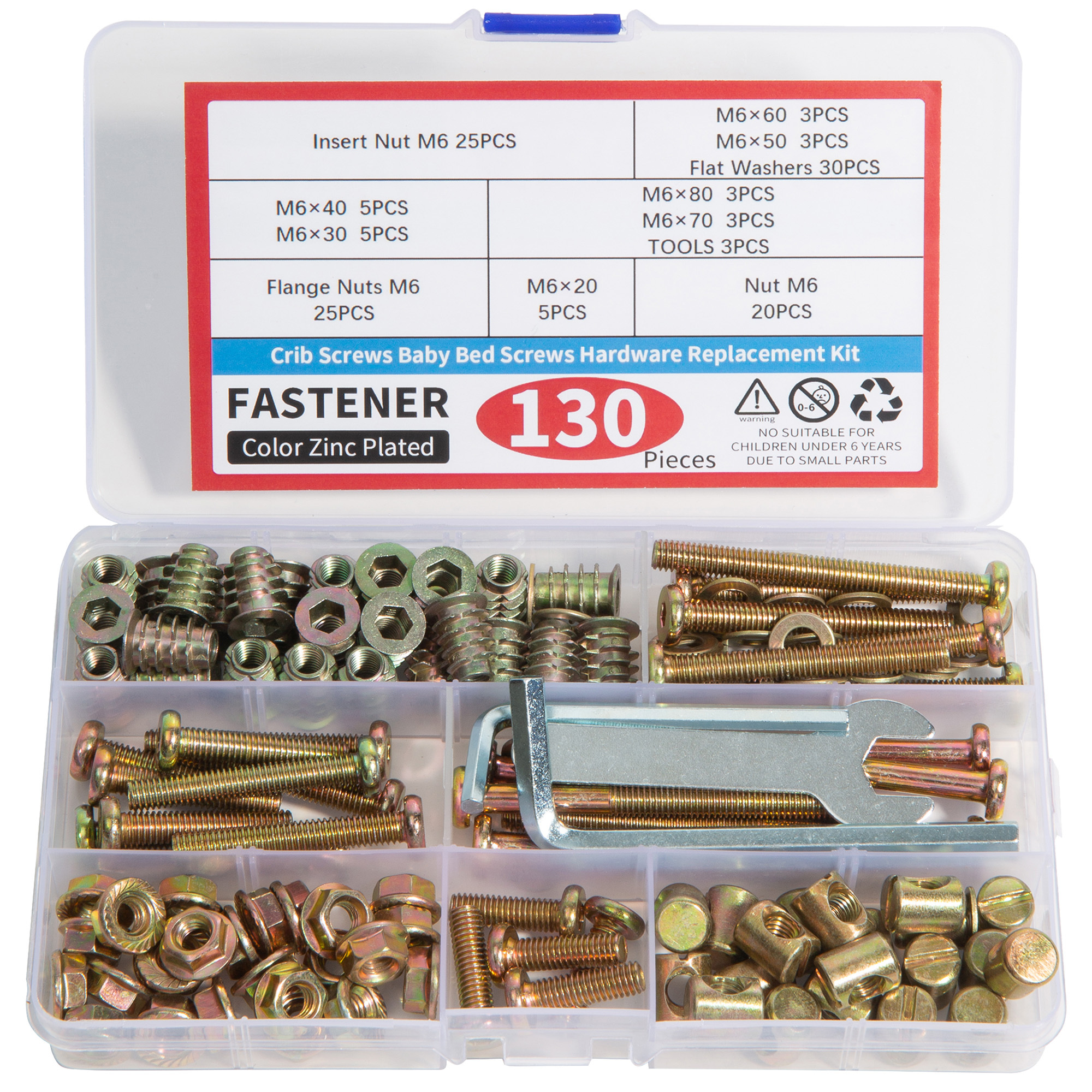 Headboards Baby Crib Screws Mecion 10 Pcs Crib Screws M6 X 50mm