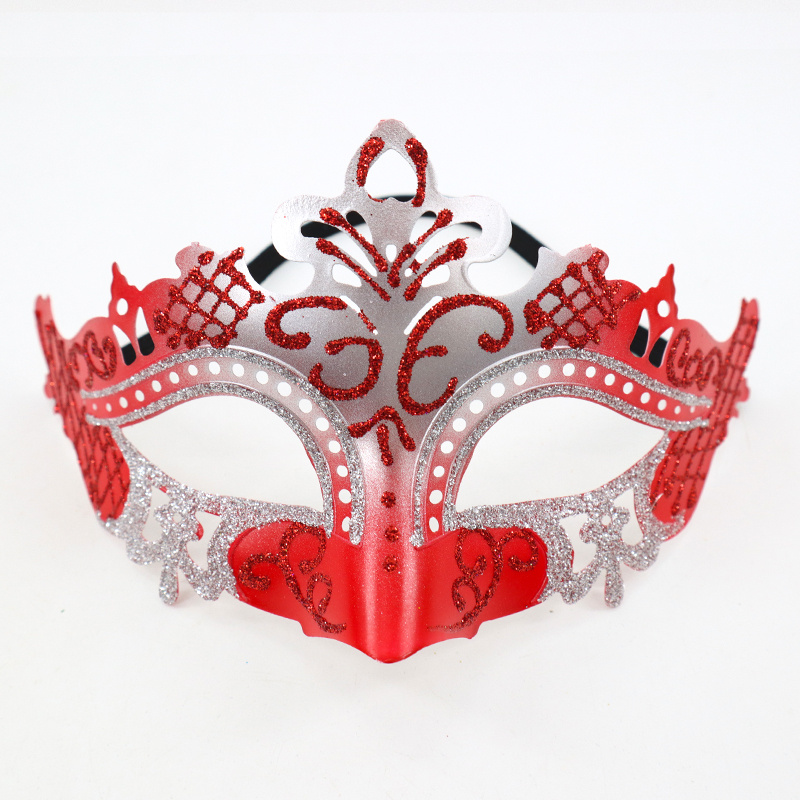 Tiara Silver & Pink Gems - Super Party Masks