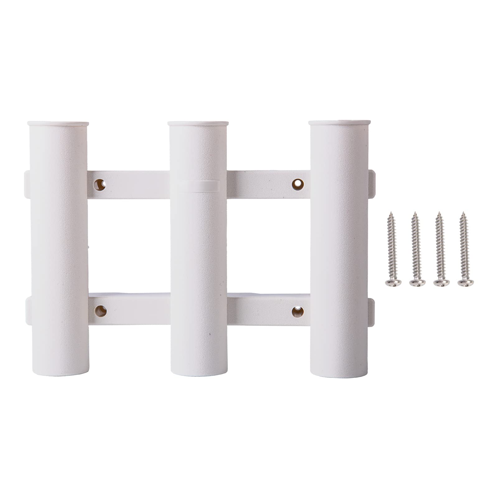 White Nylon Small And Exquisite Fishing Rod Holder 3 Tube Wall Mounted  Tough Rack Fishing Pole Bracket for Boat Storage Rack - AliExpress