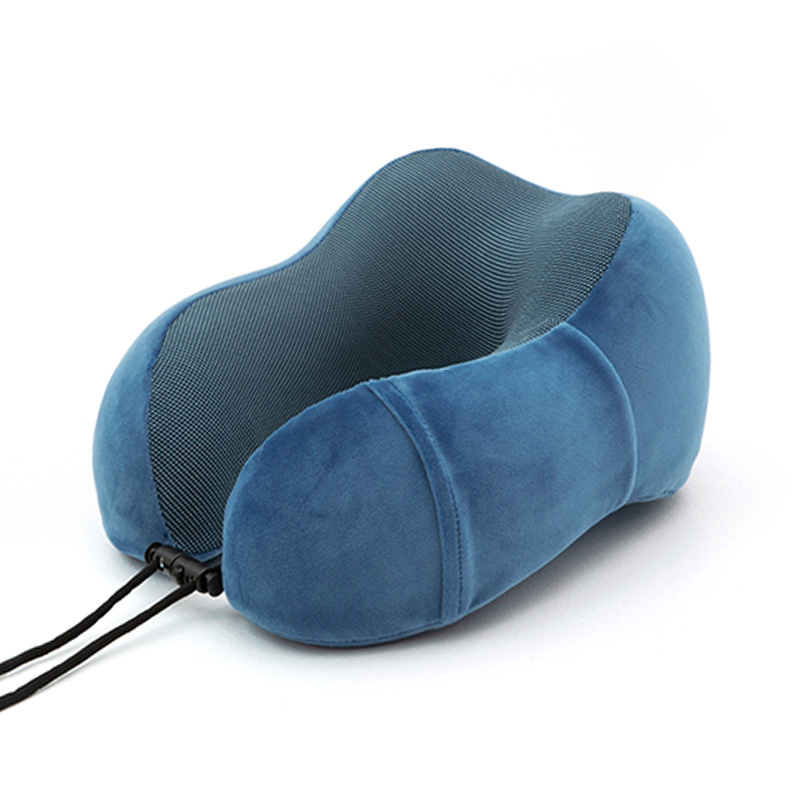 Almohadas para cuello de espuma viscoelástica en forma de U, almohada de  viaje suave, almohada de