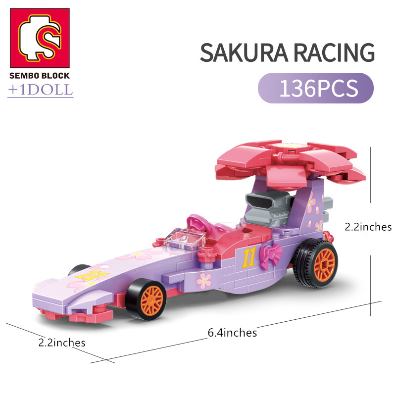 LILCRUIBAO lilcruibao building toys red racing model car kits,287 pcs stem  projects for kids ages 8-12,diy metal vehicle model building