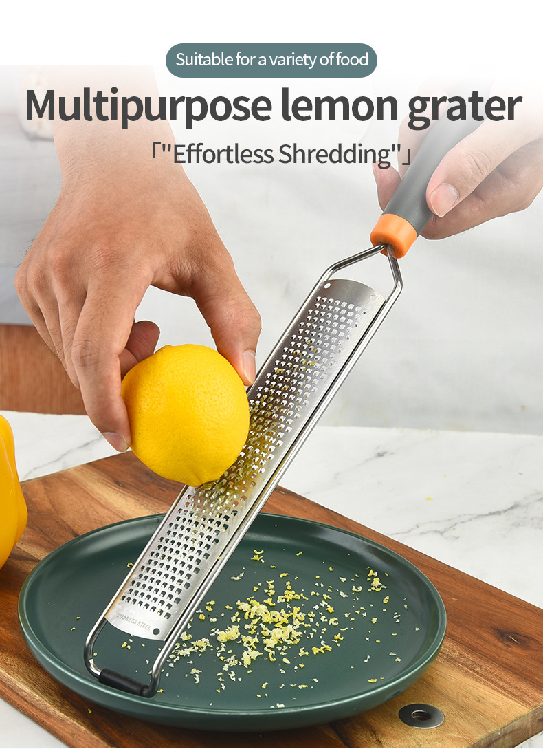 Zester & Grater for Cheese, Lemon, Lime, Orange, Citrus, Garlic