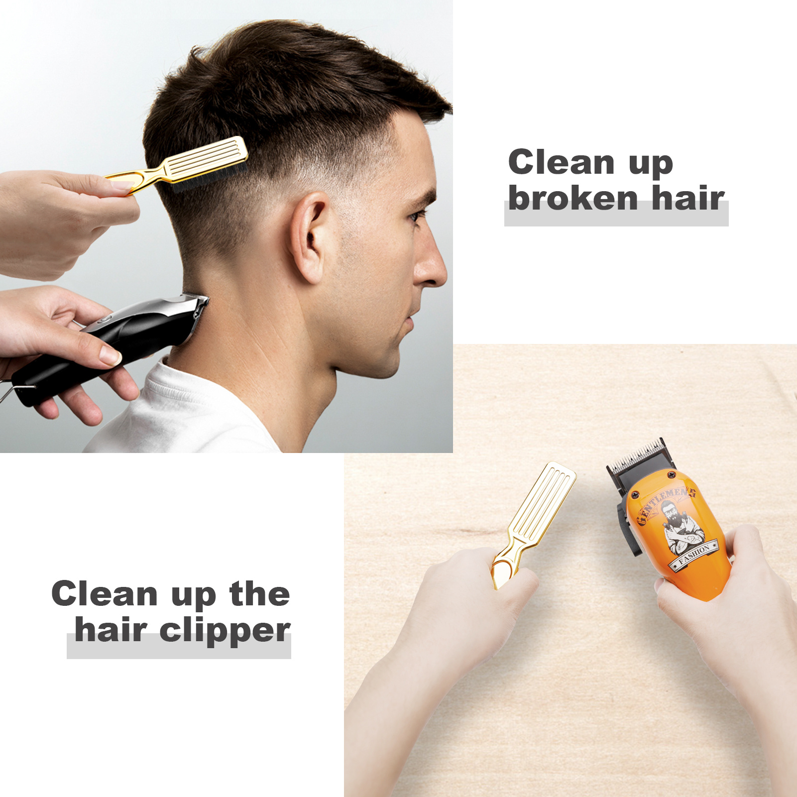 Hair Trimmer Cleaning Brush, Beard Brush for Men Cleaning Brush, Nylon –  BABACLICK