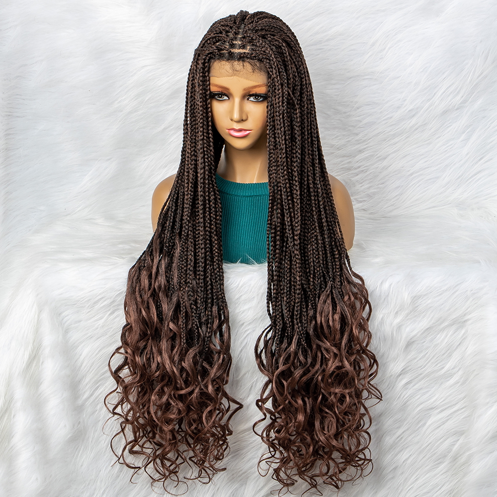 Braided lace wigs 2025 with baby hair