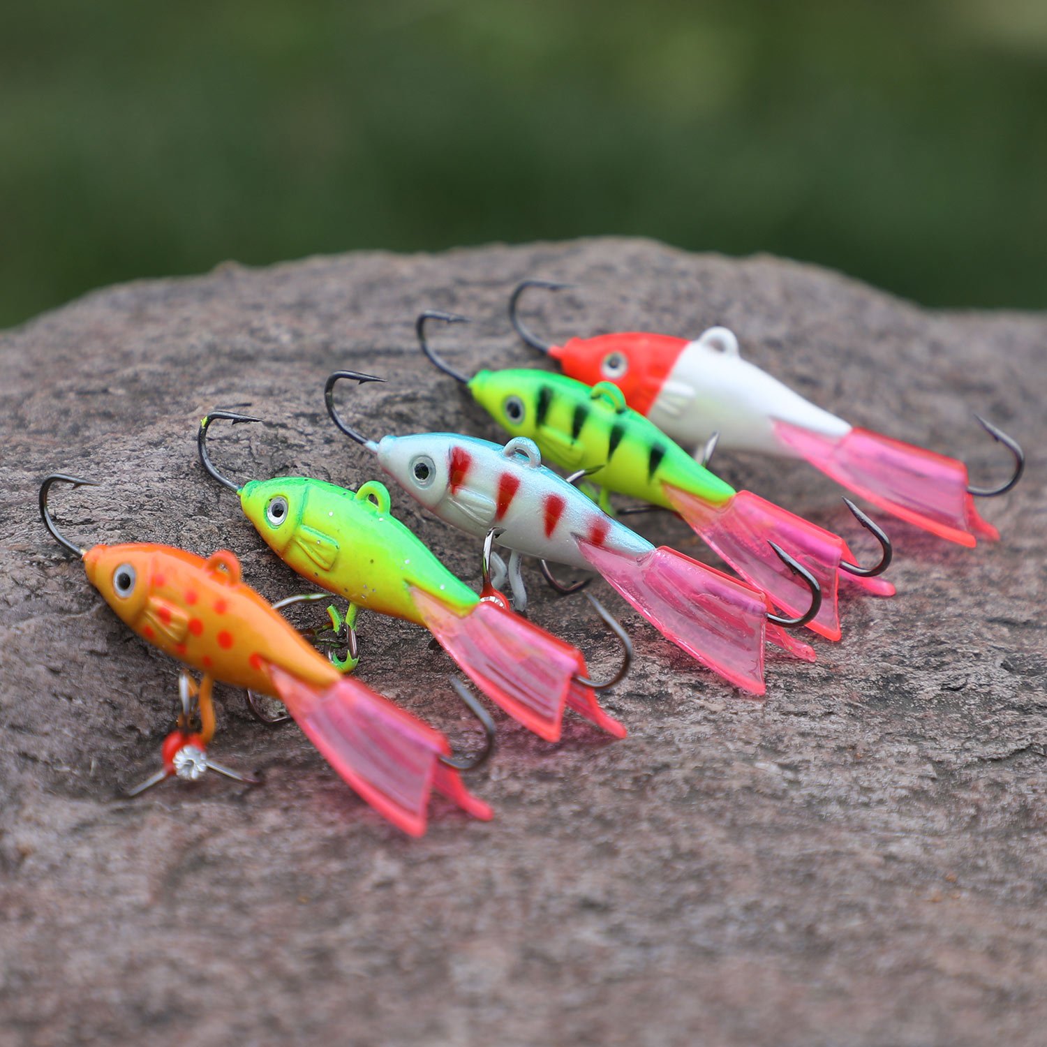 Sougayilang Ice Fishing Jigs Metal Lures Bass Pike Trout - Temu Italy