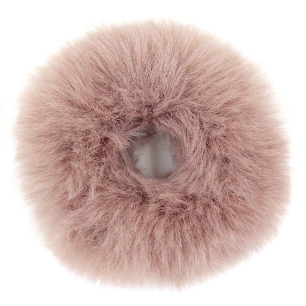 Faux Rabbit Fur Hair Scrunchies Elastic Hair Band 1pc