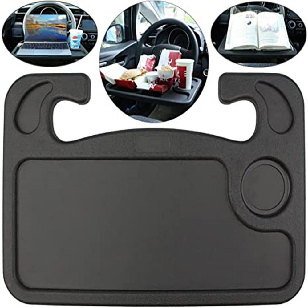 Mount-It! Height Adjustable Steering Wheel and Backseat Tray