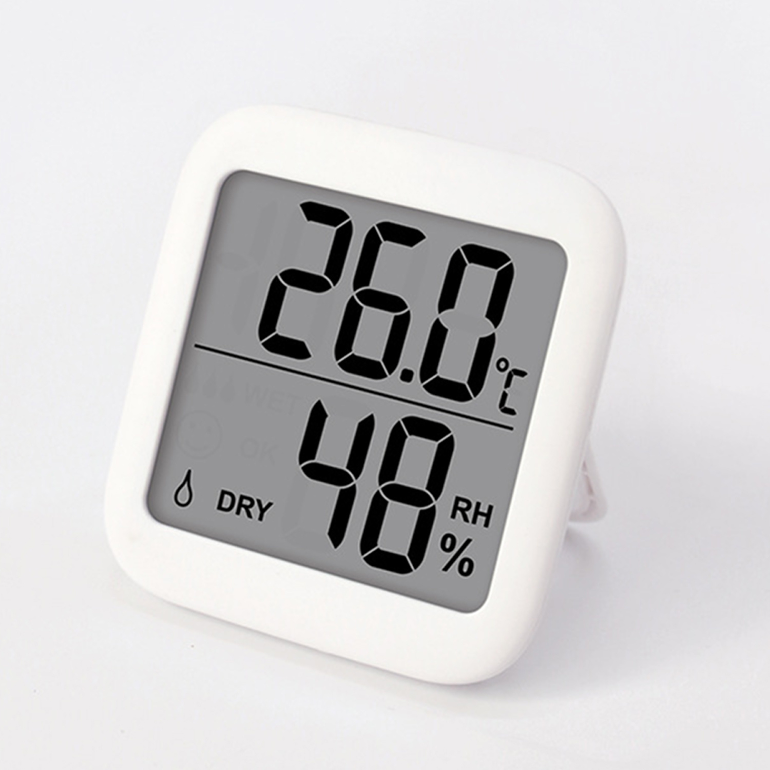 Digitaluhr Thermometer Hygrometer Meter LED Indoor elektronische