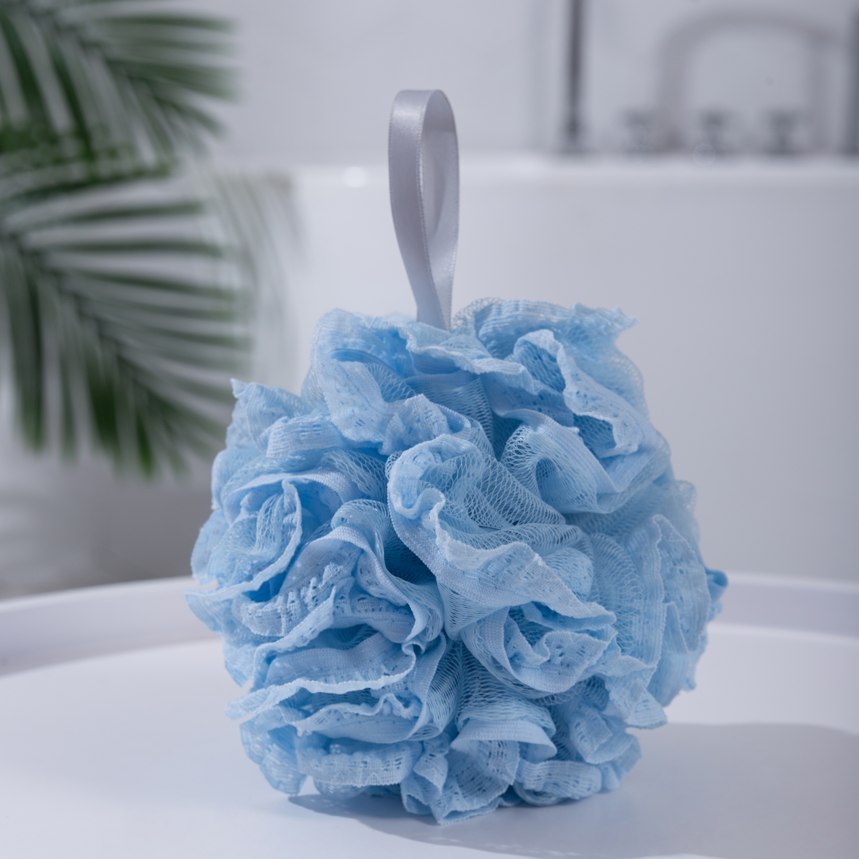 Shower Bath Sponge Shower Loofahs Balls Sponge Pouf Shower Body ...