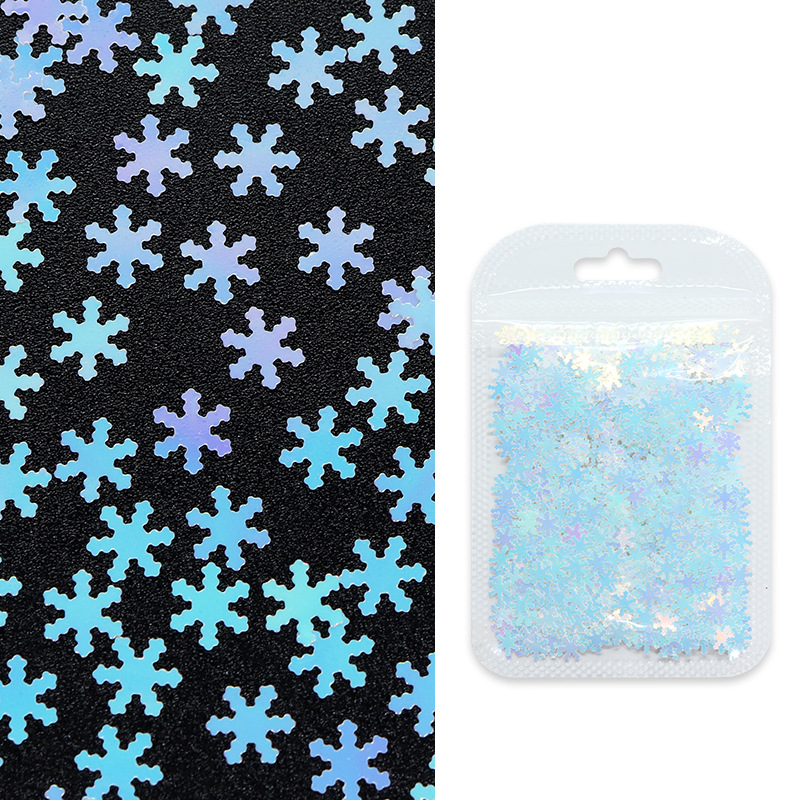 White Snowflake Sequins