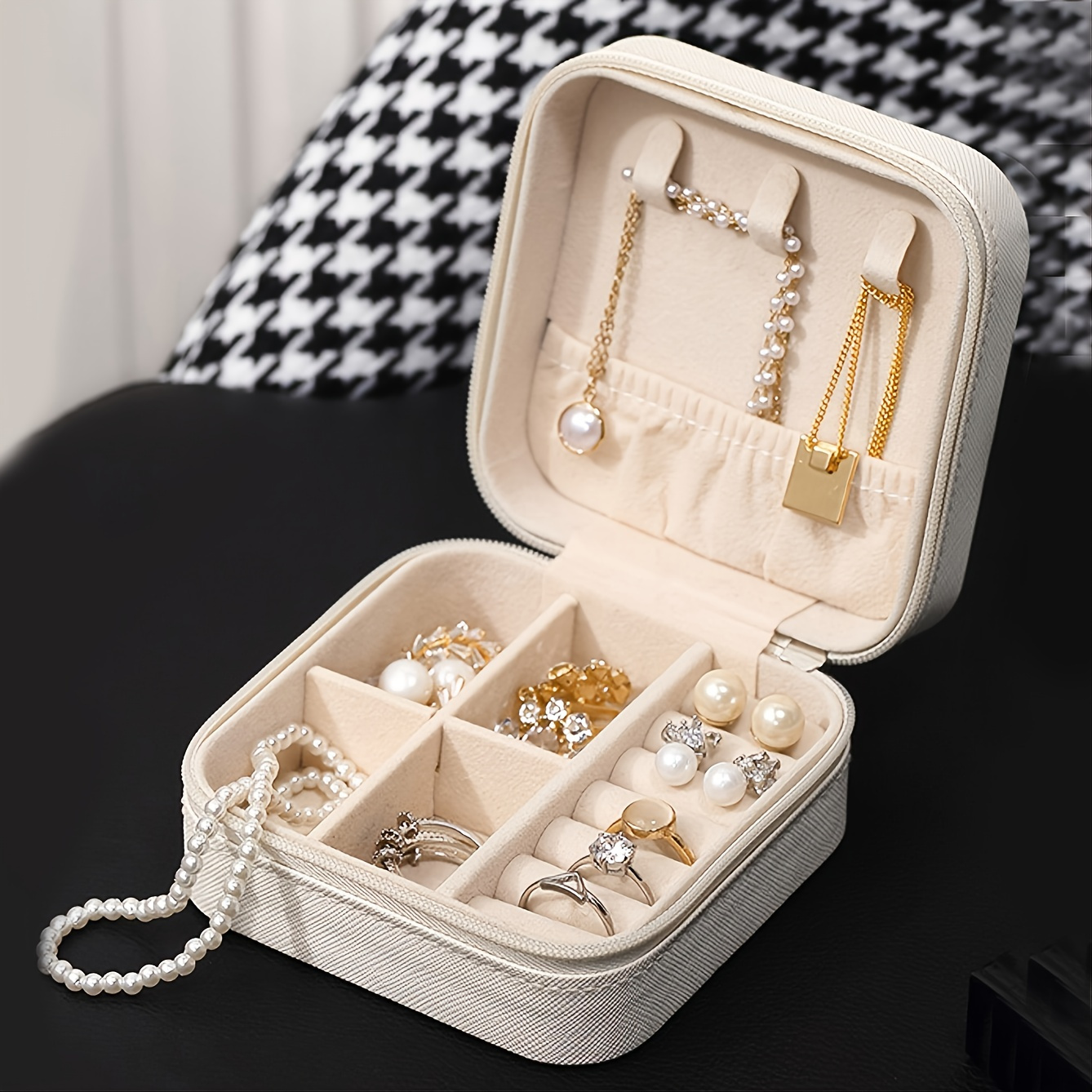 Travel Jewelry Case Jewelry Travel Organizer Small Jewelry - Temu