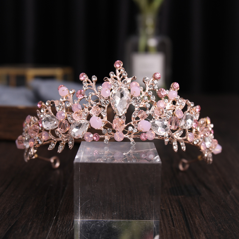 Tiara Perle D'oro Diadema Sposa Perle Corona Nuziale - Temu Italy