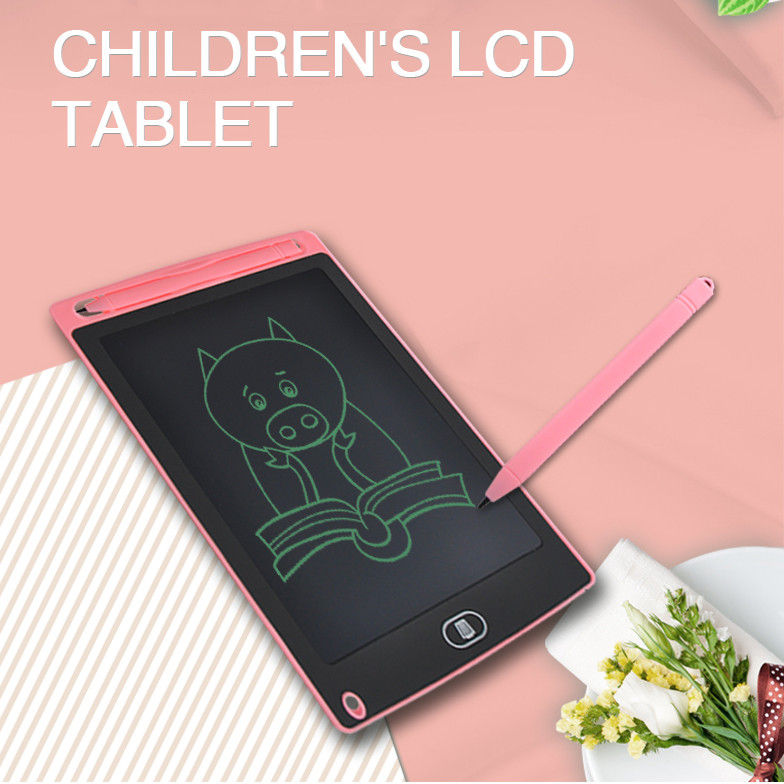 Pink 10 Magic LCD Drawing Tablet Kids Gift Doodle Pad Electronic Writing  Board