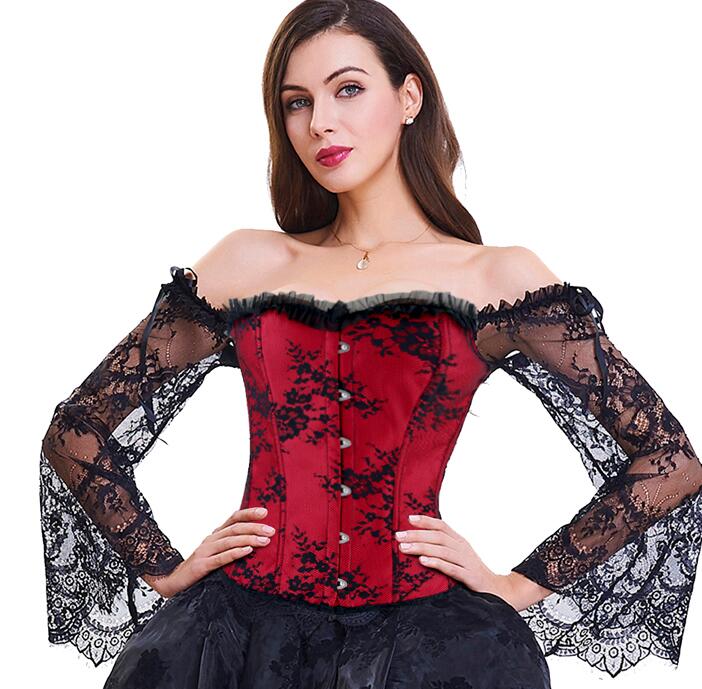 Red Corset Top Renaissance Corset Tops for Women Plus Size Corsets for  Women Black Bustier Lingerie for Party Costume Dress Bustier Top Gothic  Shapewear Sexy Underwear Gothic Corset Top Red Corset 