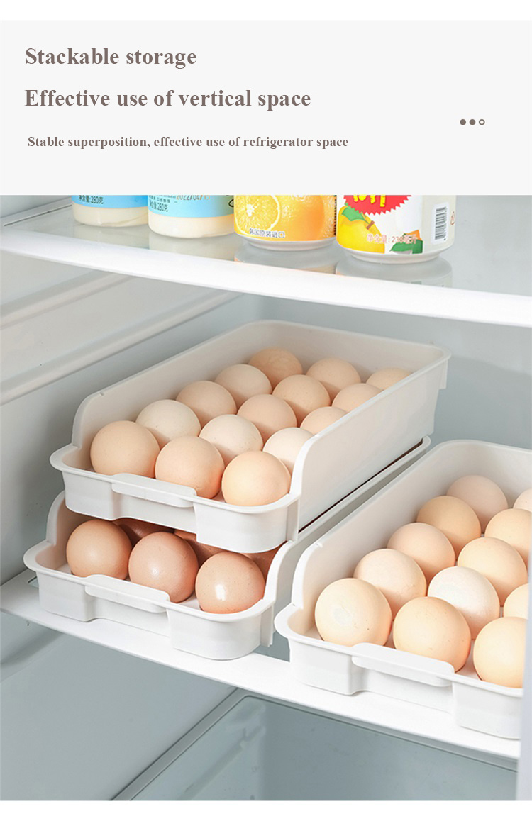 Cesta Huevos 3 Uds Recipiente Huevos Refrigerador Soporte - Temu