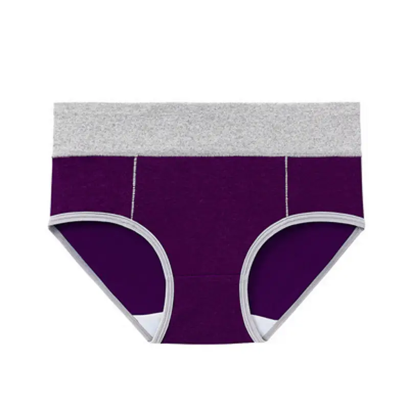 TQWQT 4PCS High Elasticity Womens Underwear, Soft Cotton High Waist  Breathable Solid Color Briefs Panties for Women