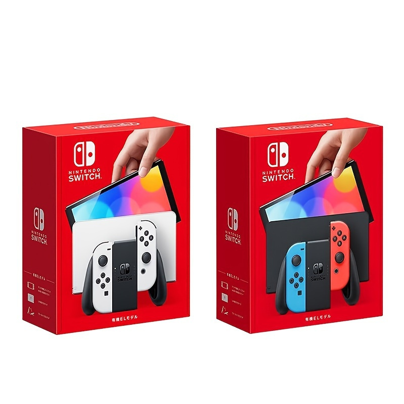 Switch Oled Model White/neon Blue/neon Red Set, Japanese Version 