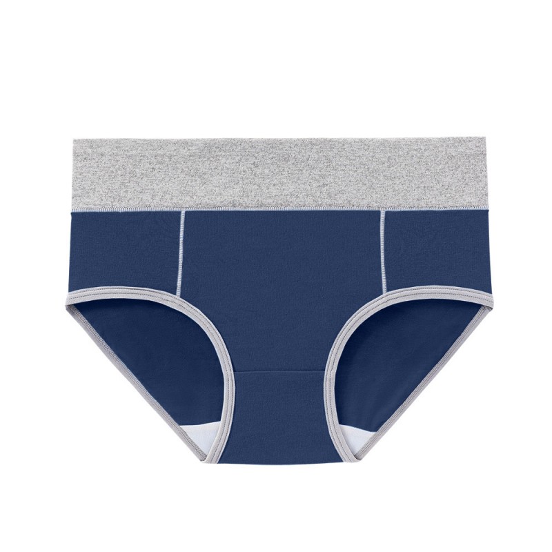 ZOELNIC 5Pcs Women's Solid Color High Waist Cotton Panties Briefs Soft  Breathable Comfy Underwear