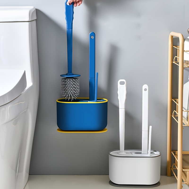 Wall mounted Toilet Brush With Cleaning Liquid Brushes - Temu