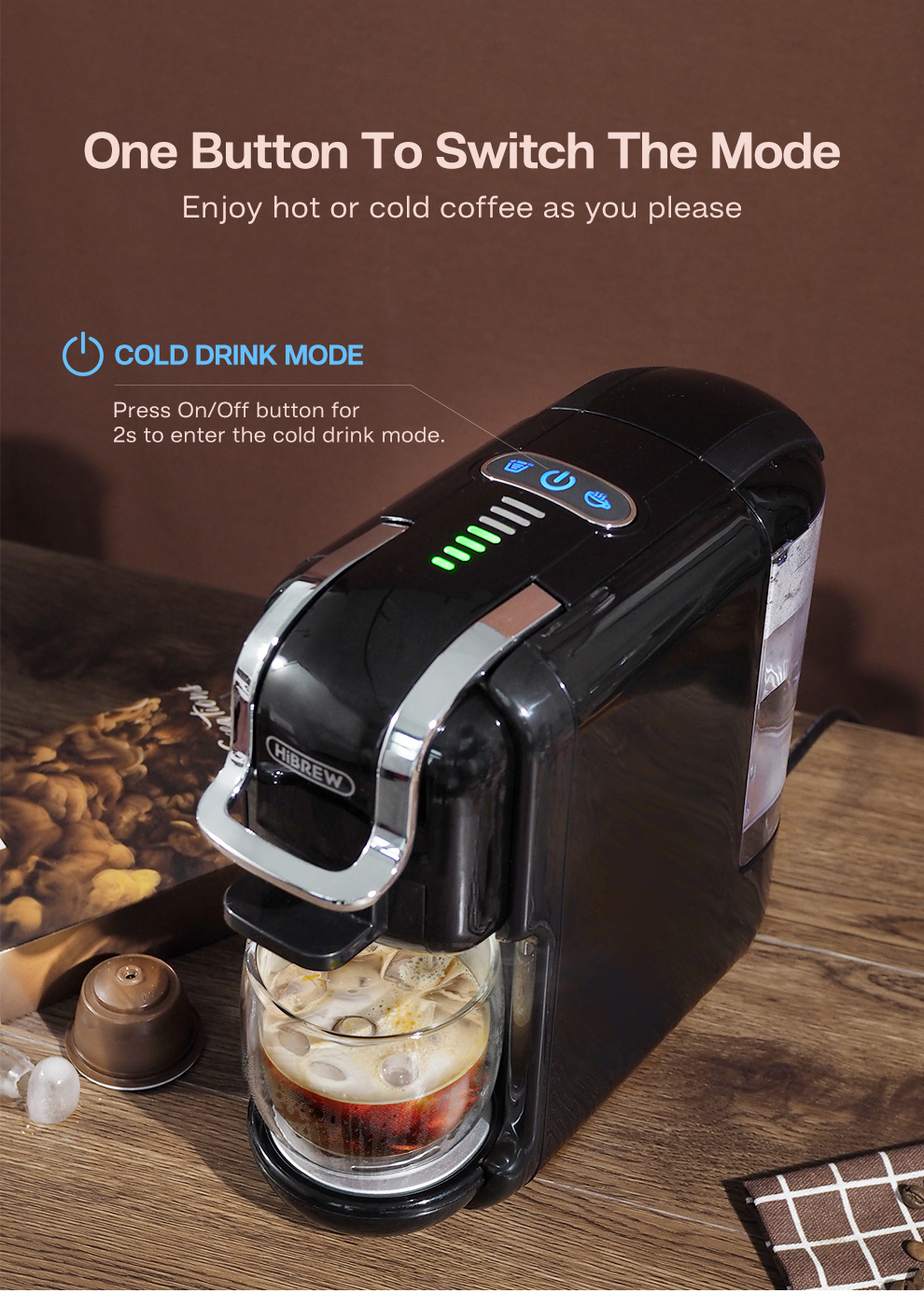 Despídete de las cápsulas Nespresso y del calor con esta cafetera que  prepara más de 15 bebidas frías