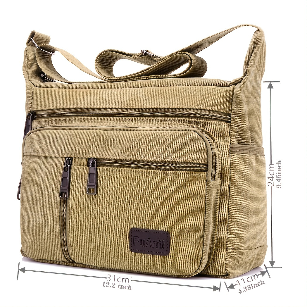 2023 New Hot Quality Canvas Messenger Bag Crossbody Shoulder Bag For Men  And Women Fashion High Quality Tote Travel Bag