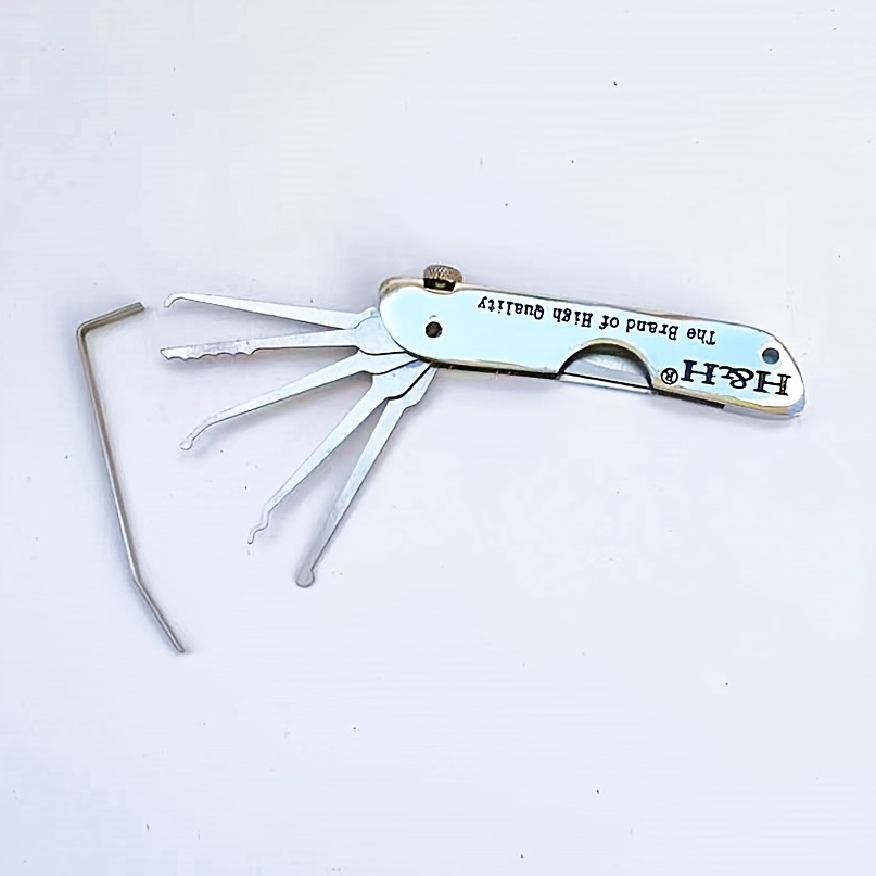 Straight Lock Quick Opening Foldable Knife Single Hook Lock Pick Tool Tool  Lock Pick Set Lock Pick Tool Set Car Lockout Kit Lee's Choice Setting Key  Duplicator Lock Pick Tool Car Door