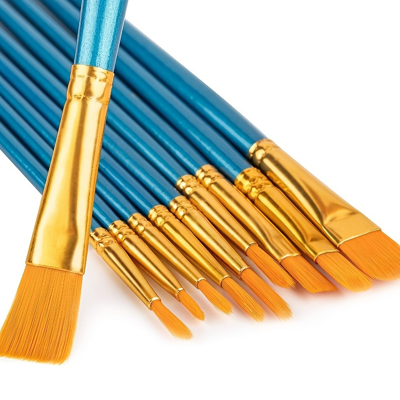 Art Paint Brush Kit Set Includes Carrying Brush Case For Acrylic