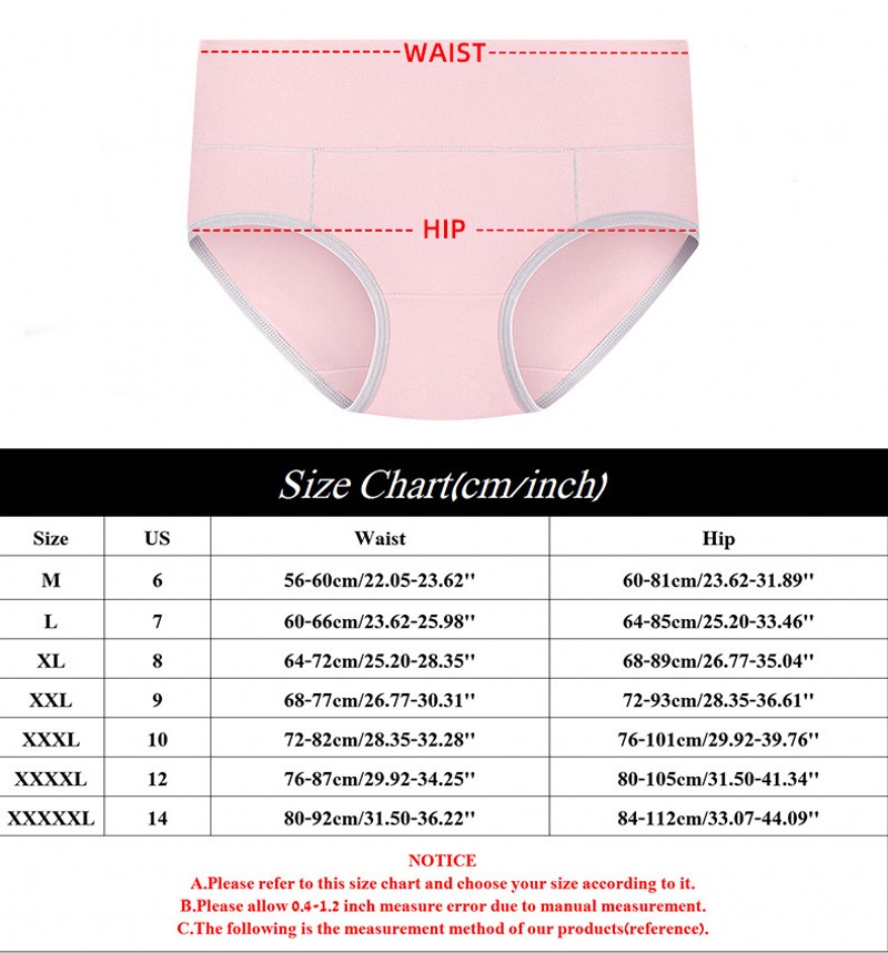 Buy ANNYISON Womens Underwear, Soft Cotton High Waist Breathable Solid  Color Briefs Panties for Women Online at desertcartKUWAIT