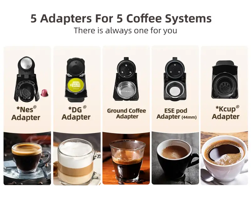 hibrew multiple capsule coffee machine hot cold dolce gusto milk nespresso capsule ese pod ground coffee cafeteria 19bar 5 in 1 details 10