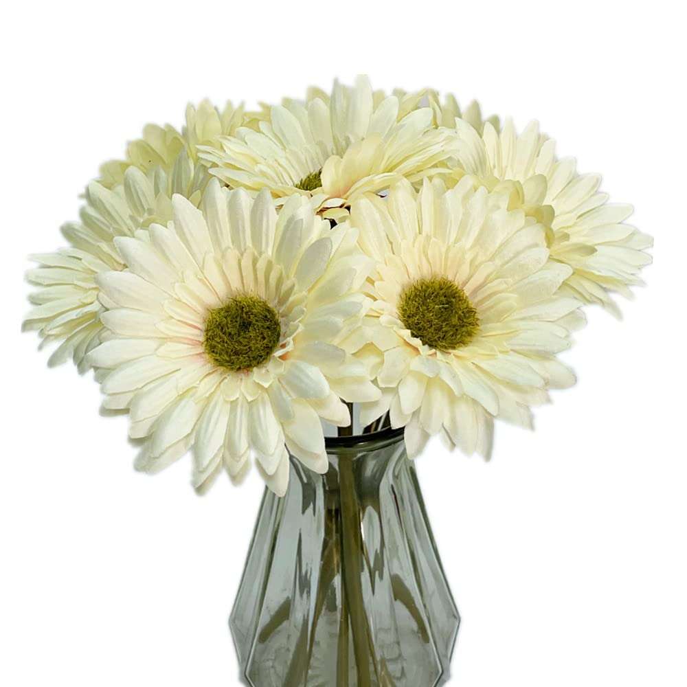 Artificial Daisy Stem Artificial Flowers Silk Flowers Faux - Temu