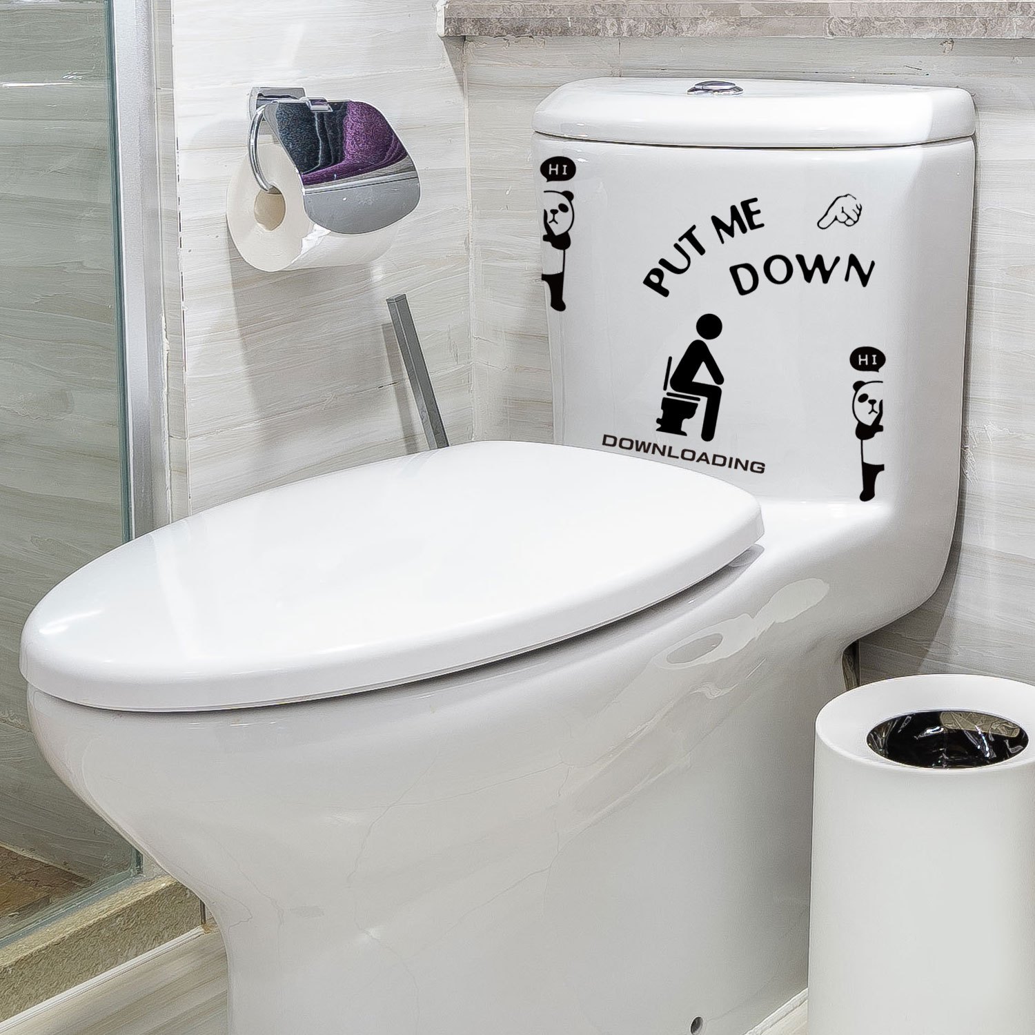 Toilet Sticker, Put Me Down Sticker, Removable Sticker - Temu